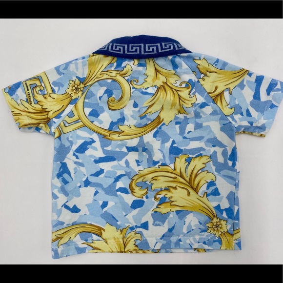 Authentic Baby Boy Versace Polo Size 6M - Picture 4 of 5